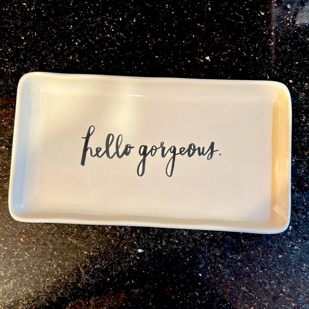 Rae Dunn HELLO GORGEOUS Tray